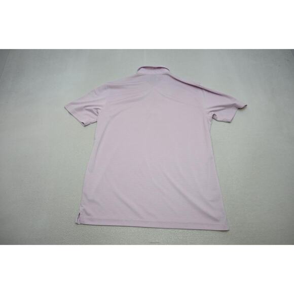 Callaway Golf Polo Opti Dri Striped Short Sleeve Athletic Shirt Mens Sz Large - Picture 8 of 8